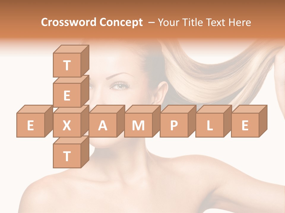 Isolated Brown Healthy PowerPoint Template