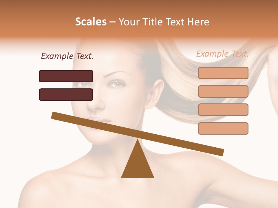 Isolated Brown Healthy PowerPoint Template