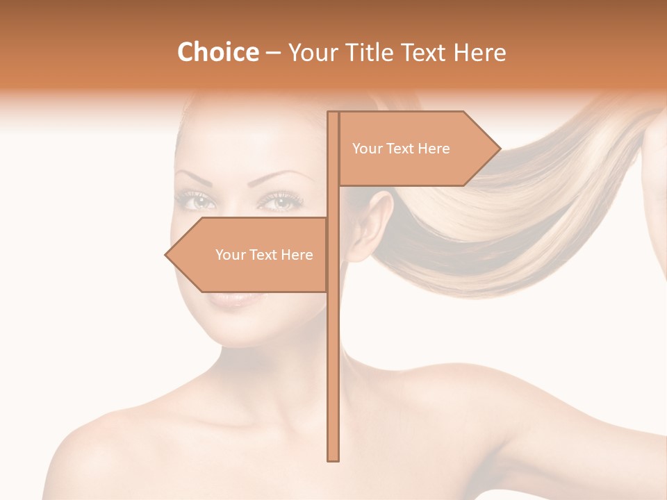 Isolated Brown Healthy PowerPoint Template