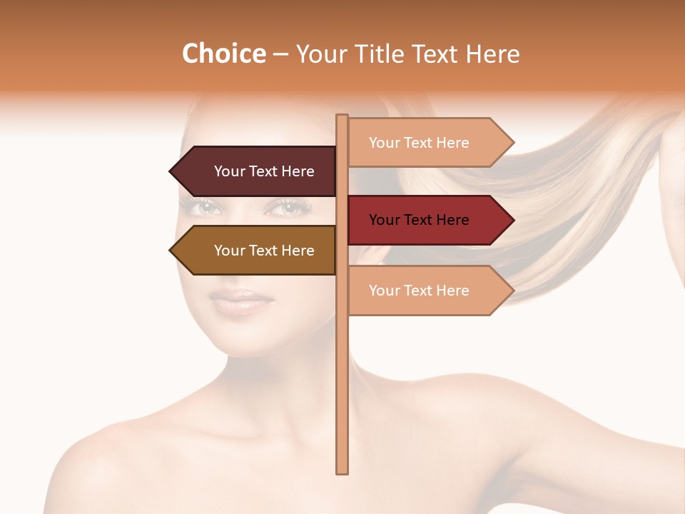 Isolated Brown Healthy PowerPoint Template