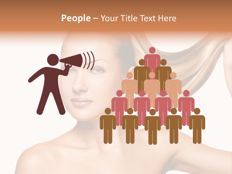 Isolated Brown Healthy PowerPoint Template