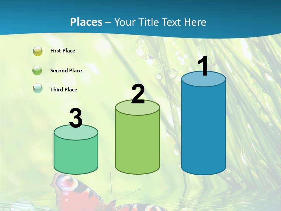 Spring Closeup Saving PowerPoint Template