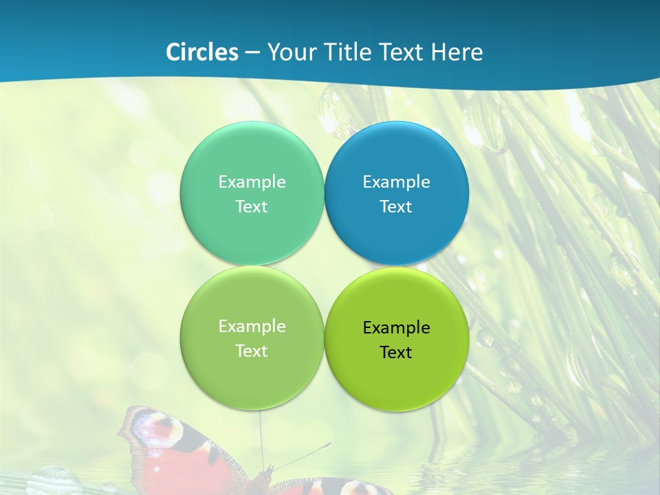 Spring Closeup Saving PowerPoint Template