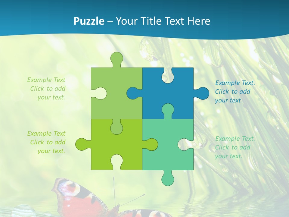 Spring Closeup Saving PowerPoint Template