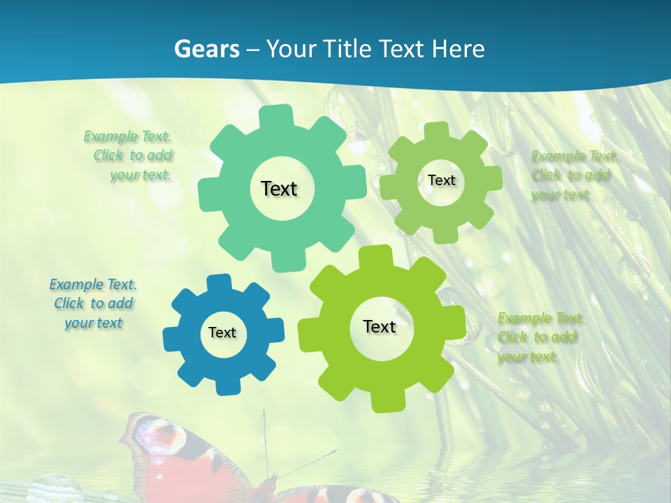 Spring Closeup Saving PowerPoint Template