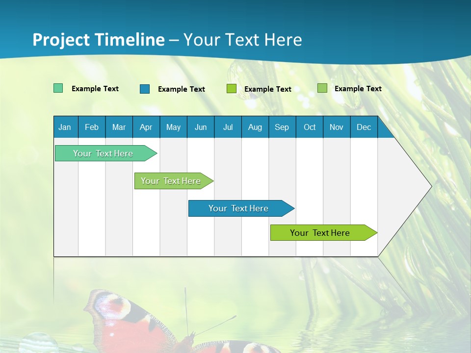 Spring Closeup Saving PowerPoint Template