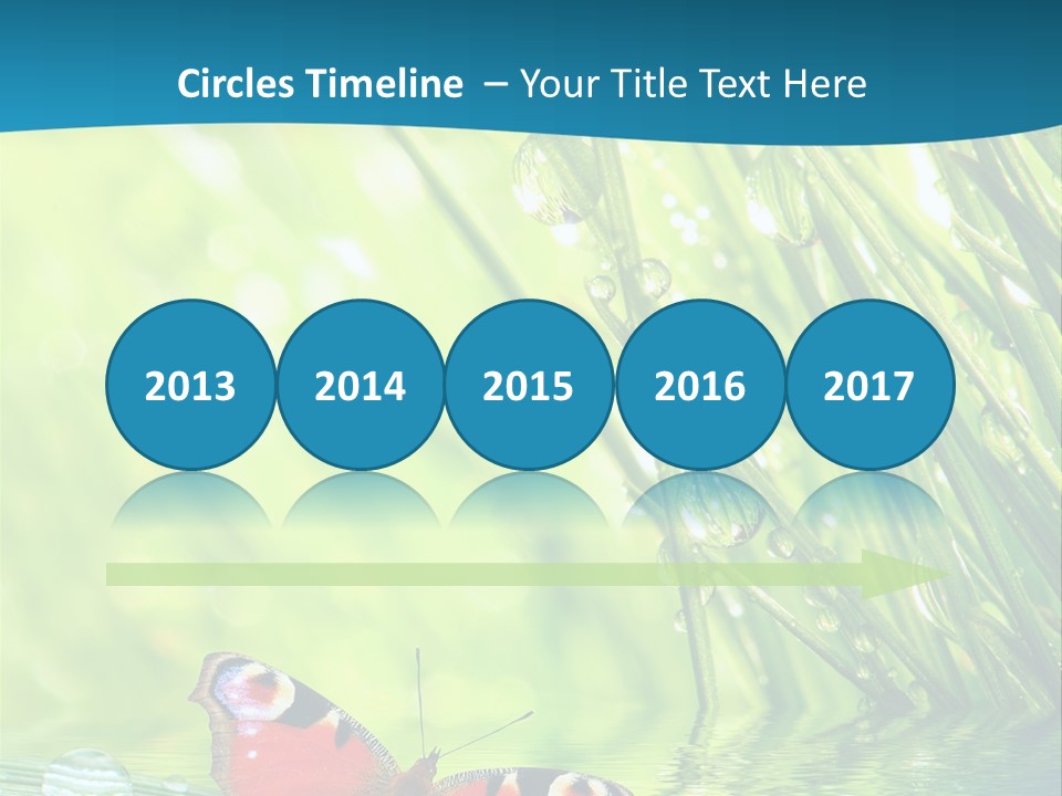 Spring Closeup Saving PowerPoint Template