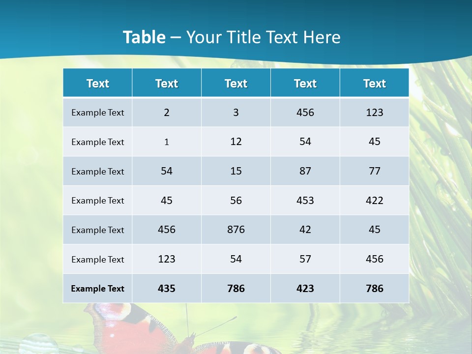 Spring Closeup Saving PowerPoint Template