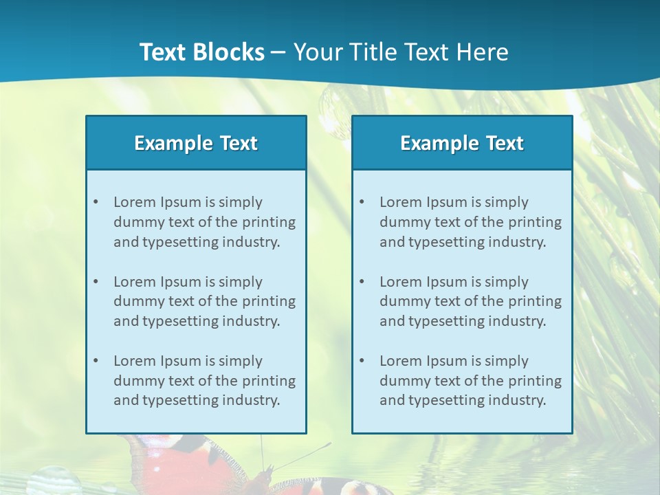 Spring Closeup Saving PowerPoint Template