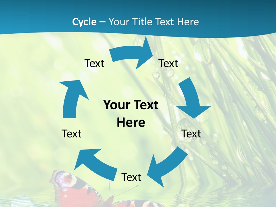 Spring Closeup Saving PowerPoint Template