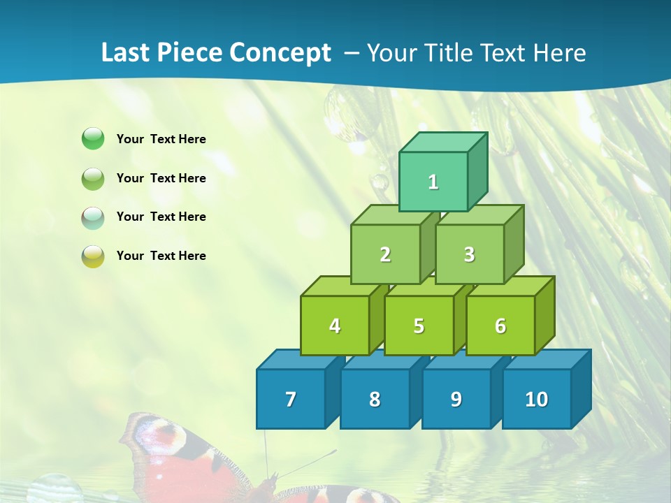 Spring Closeup Saving PowerPoint Template