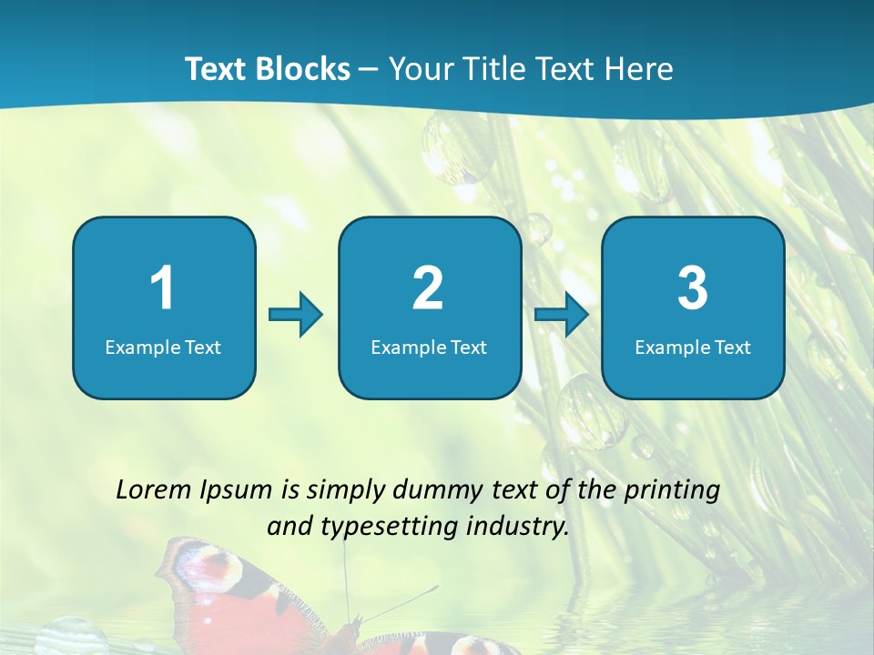 Spring Closeup Saving PowerPoint Template
