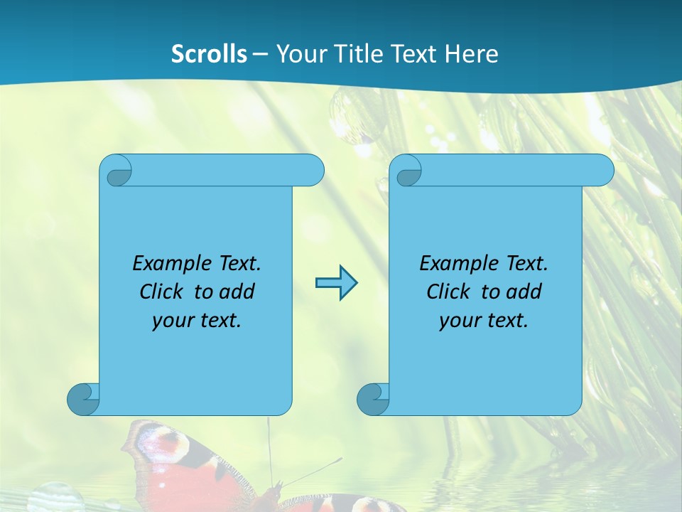 Spring Closeup Saving PowerPoint Template