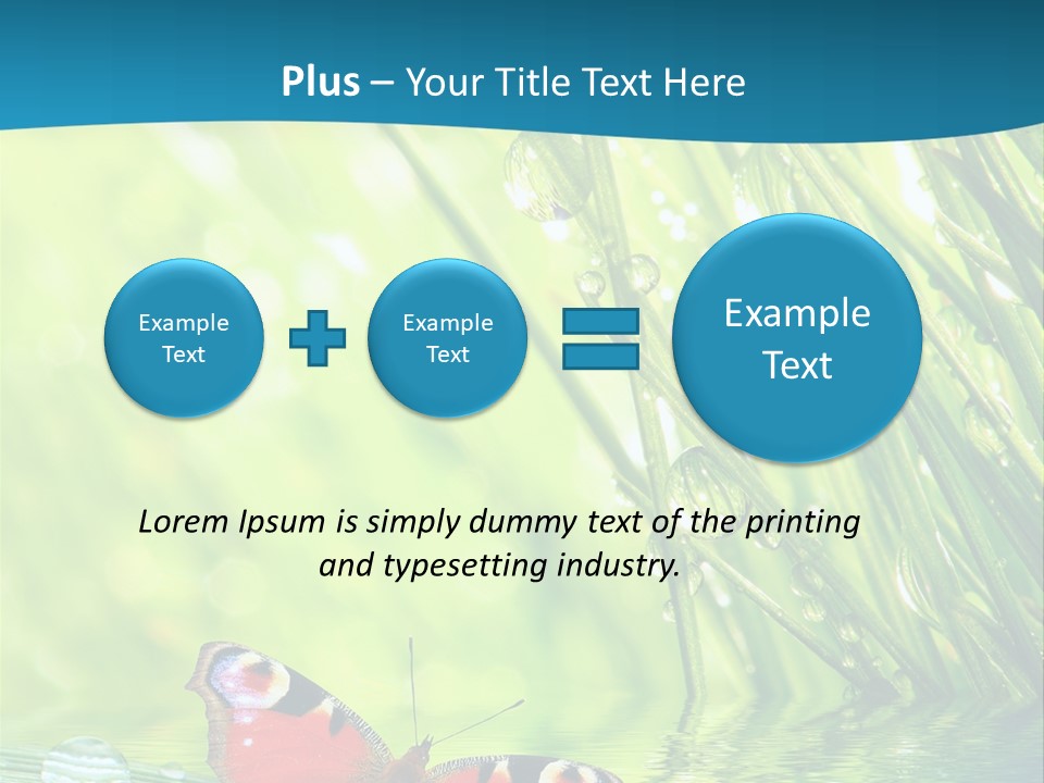 Spring Closeup Saving PowerPoint Template