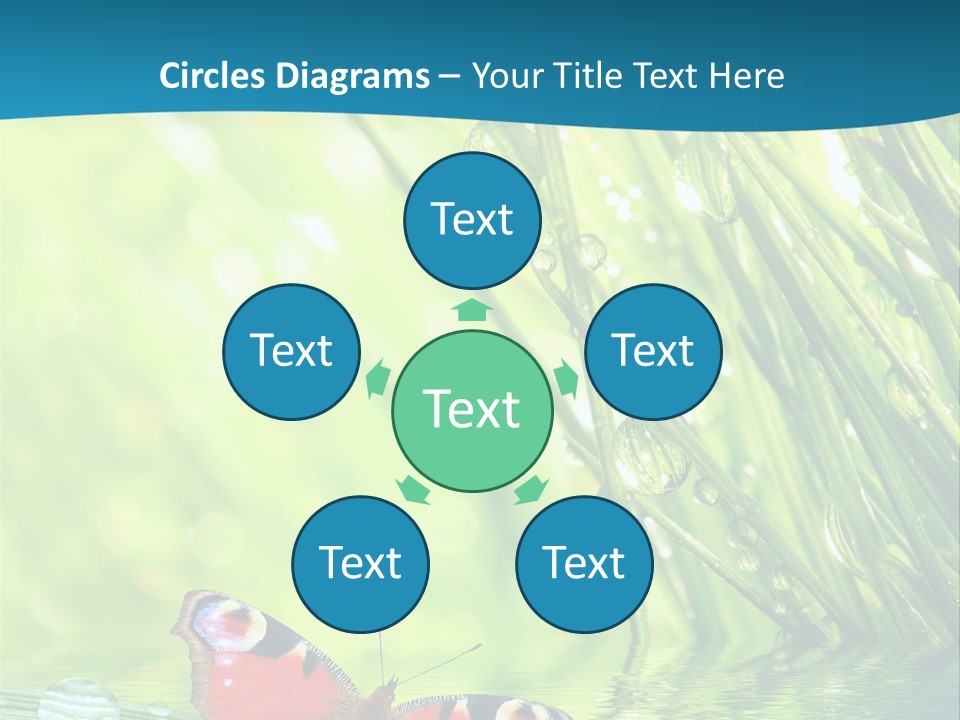 Spring Closeup Saving PowerPoint Template