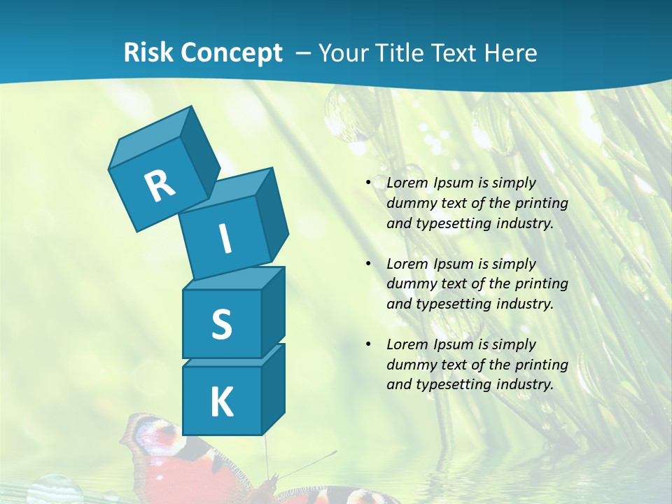 Spring Closeup Saving PowerPoint Template