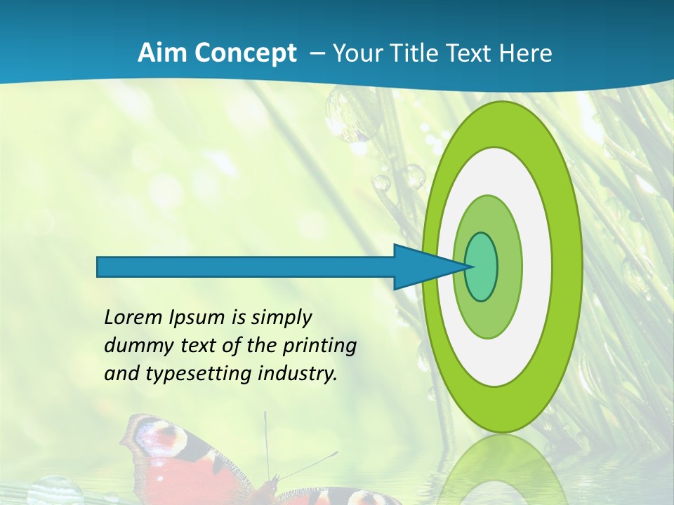 Spring Closeup Saving PowerPoint Template