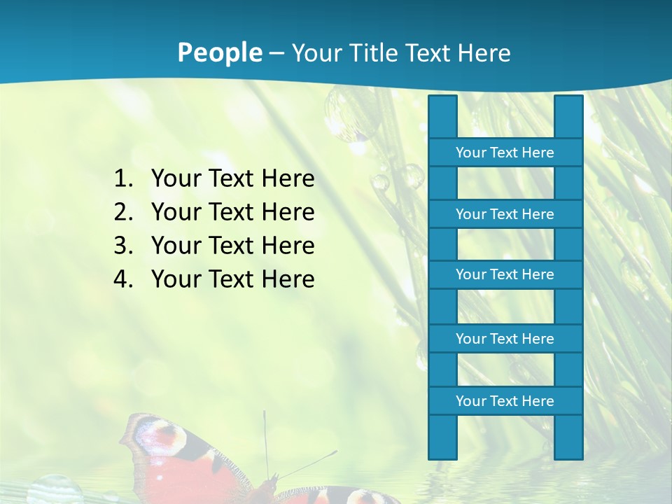 Spring Closeup Saving PowerPoint Template