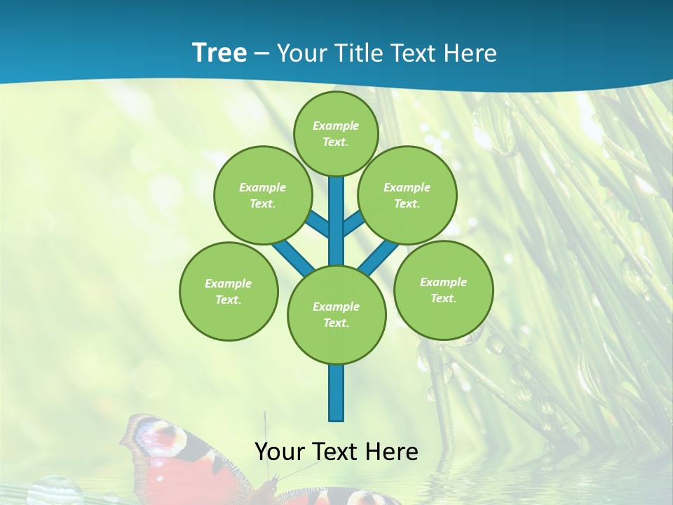 Spring Closeup Saving PowerPoint Template