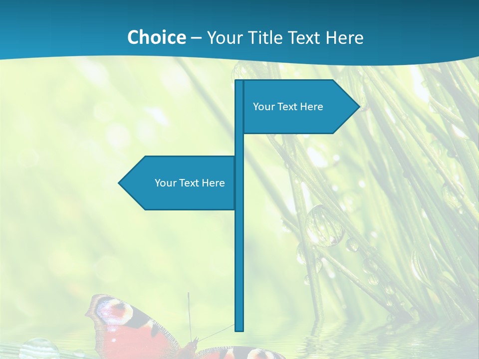 Spring Closeup Saving PowerPoint Template