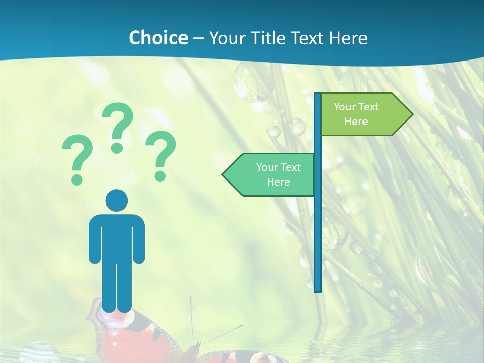 Spring Closeup Saving PowerPoint Template