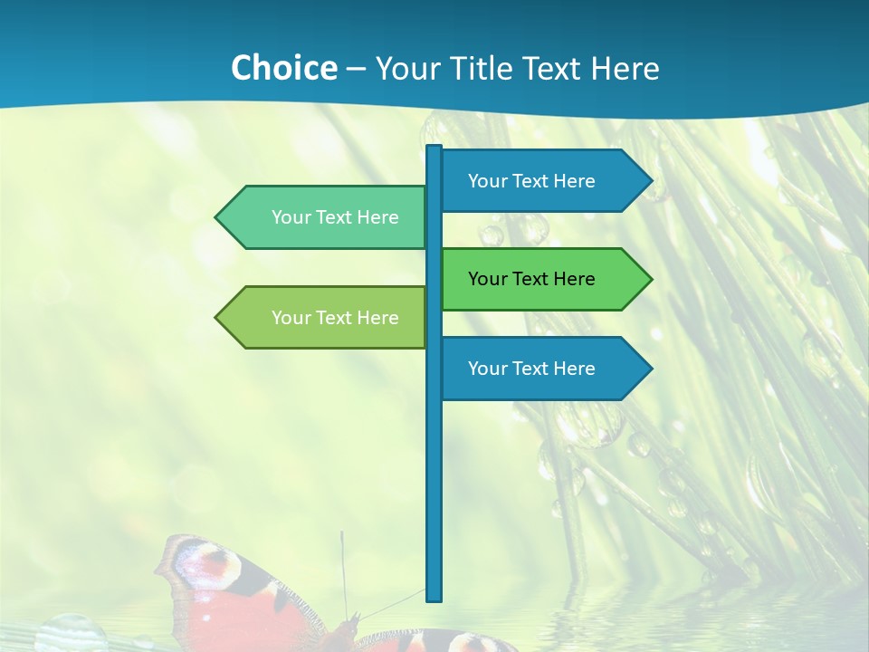 Spring Closeup Saving PowerPoint Template