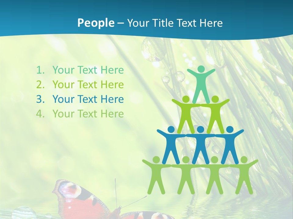 Spring Closeup Saving PowerPoint Template