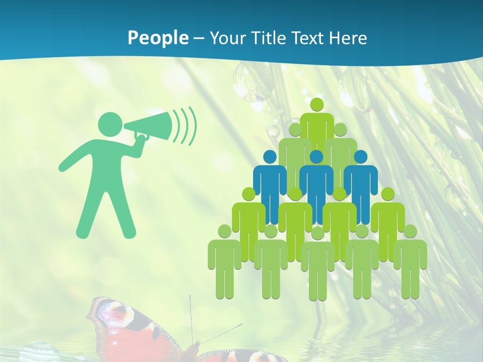 Spring Closeup Saving PowerPoint Template