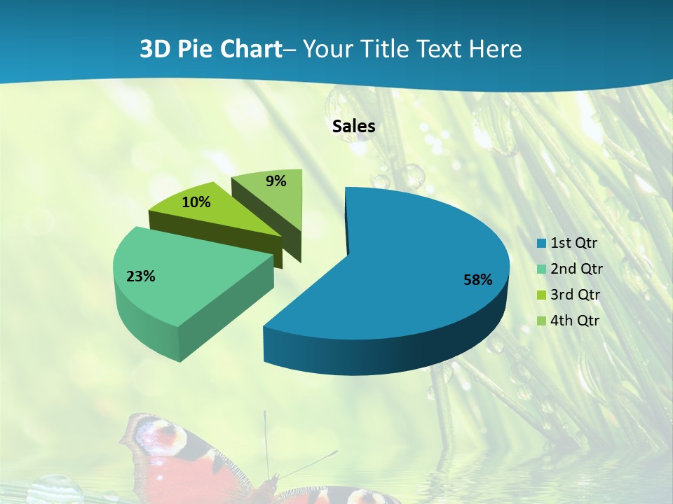 Spring Closeup Saving PowerPoint Template