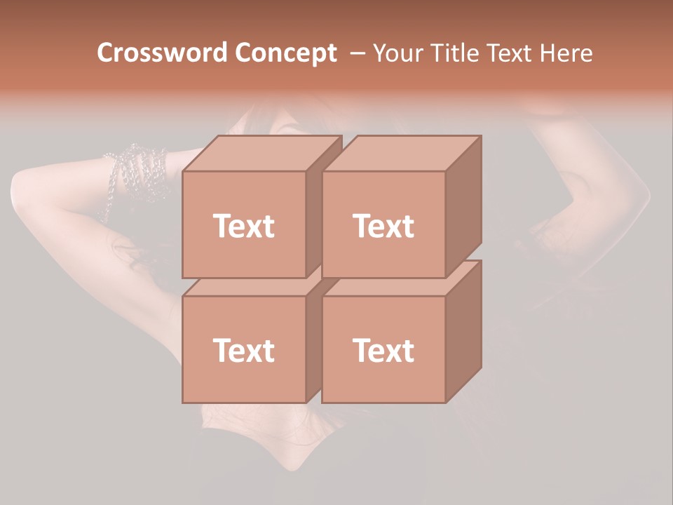 Sensual Attractive Model PowerPoint Template
