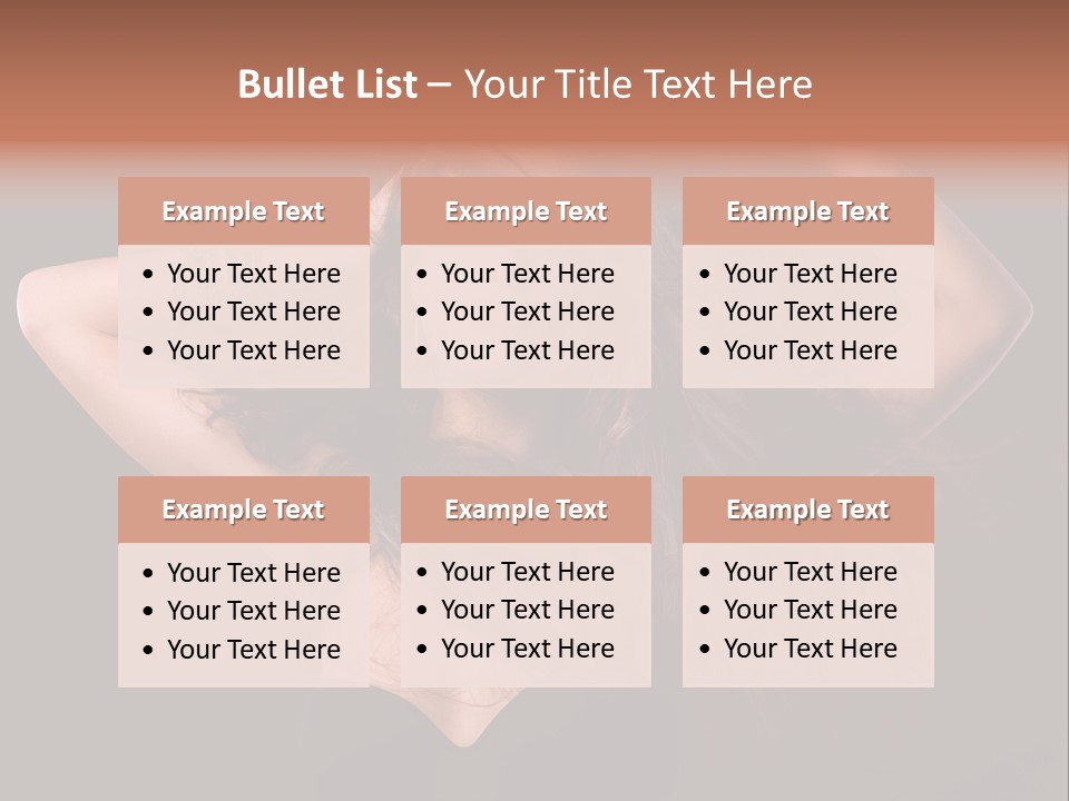 Sensual Attractive Model PowerPoint Template