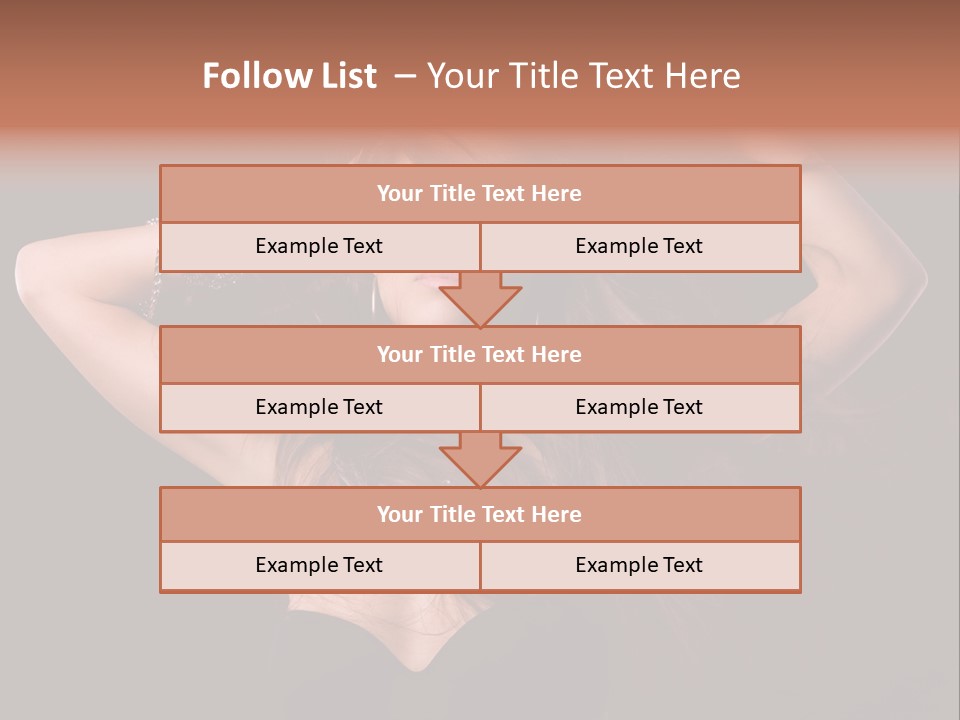 Sensual Attractive Model PowerPoint Template