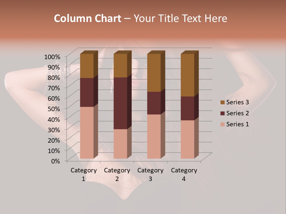 Sensual Attractive Model PowerPoint Template