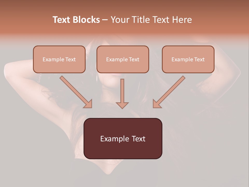 Sensual Attractive Model PowerPoint Template