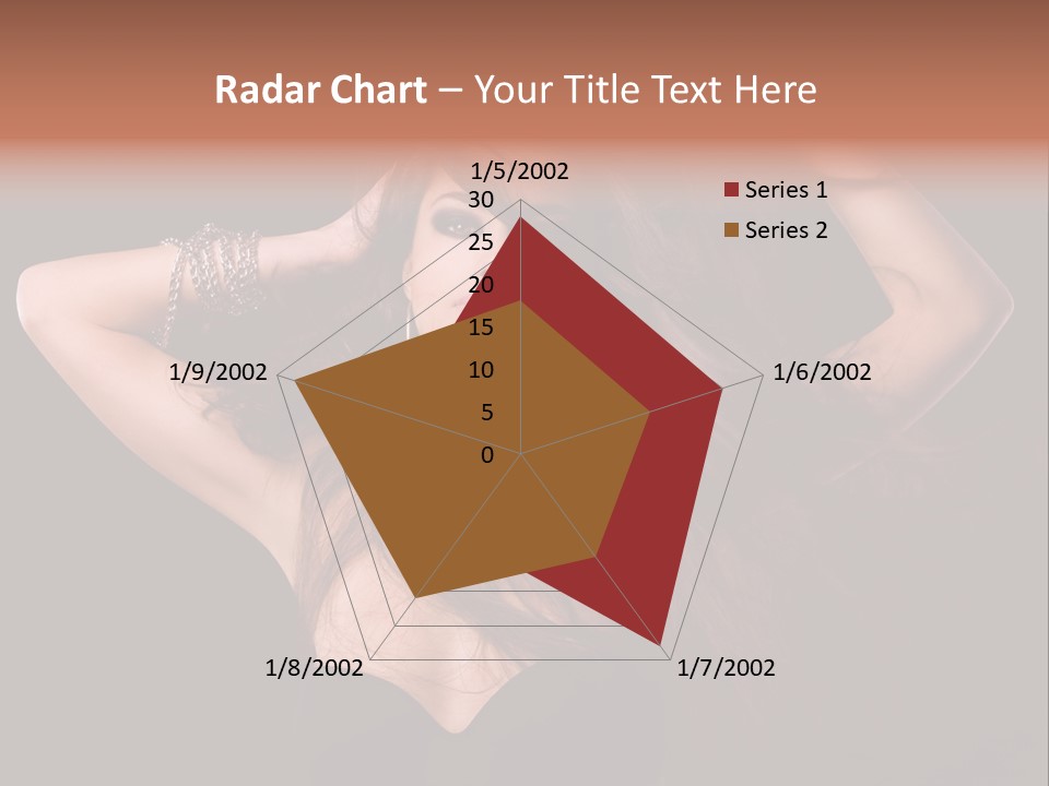 Sensual Attractive Model PowerPoint Template