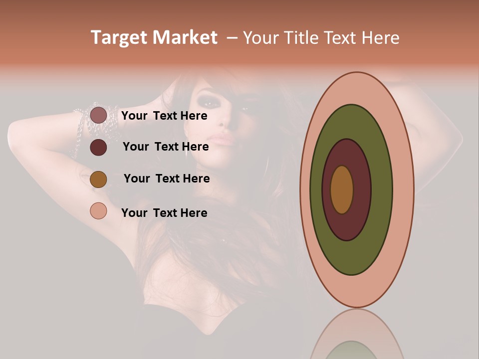 Sensual Attractive Model PowerPoint Template