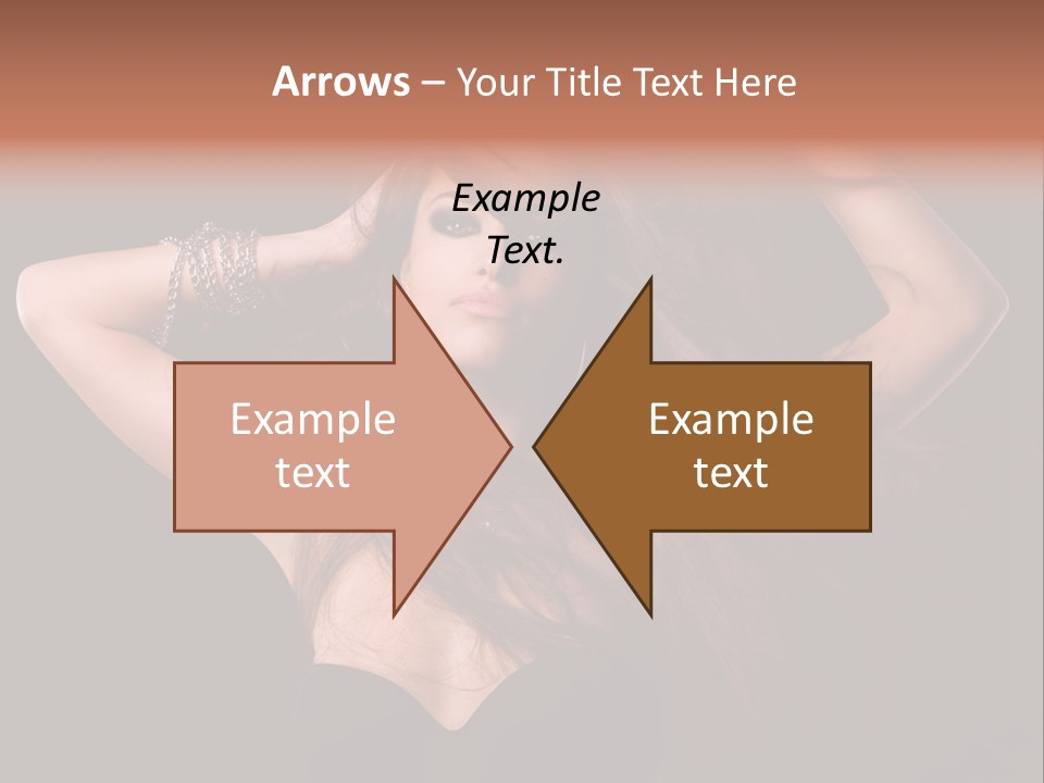Sensual Attractive Model PowerPoint Template