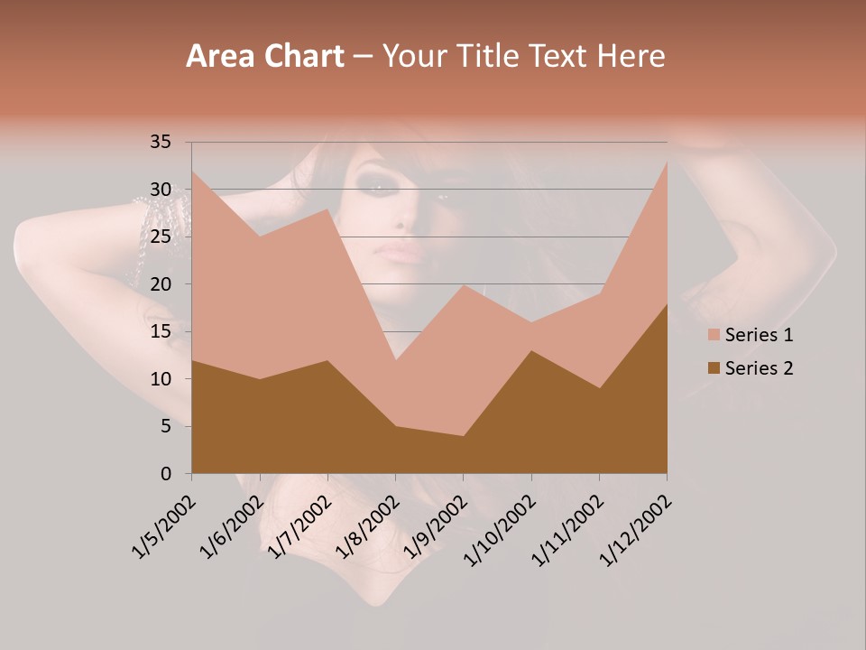 Sensual Attractive Model PowerPoint Template