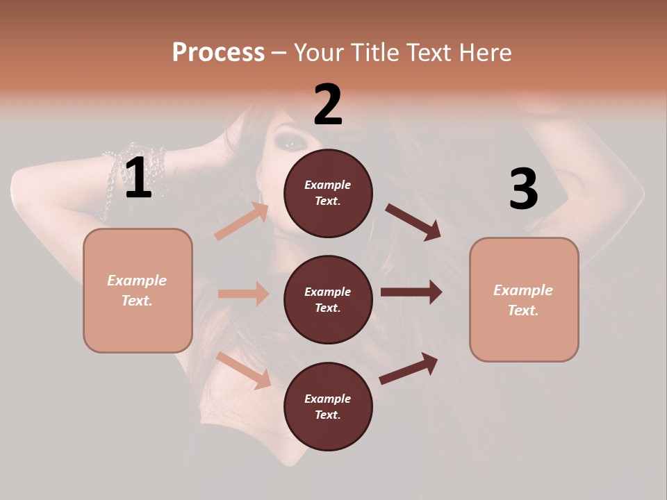 Sensual Attractive Model PowerPoint Template