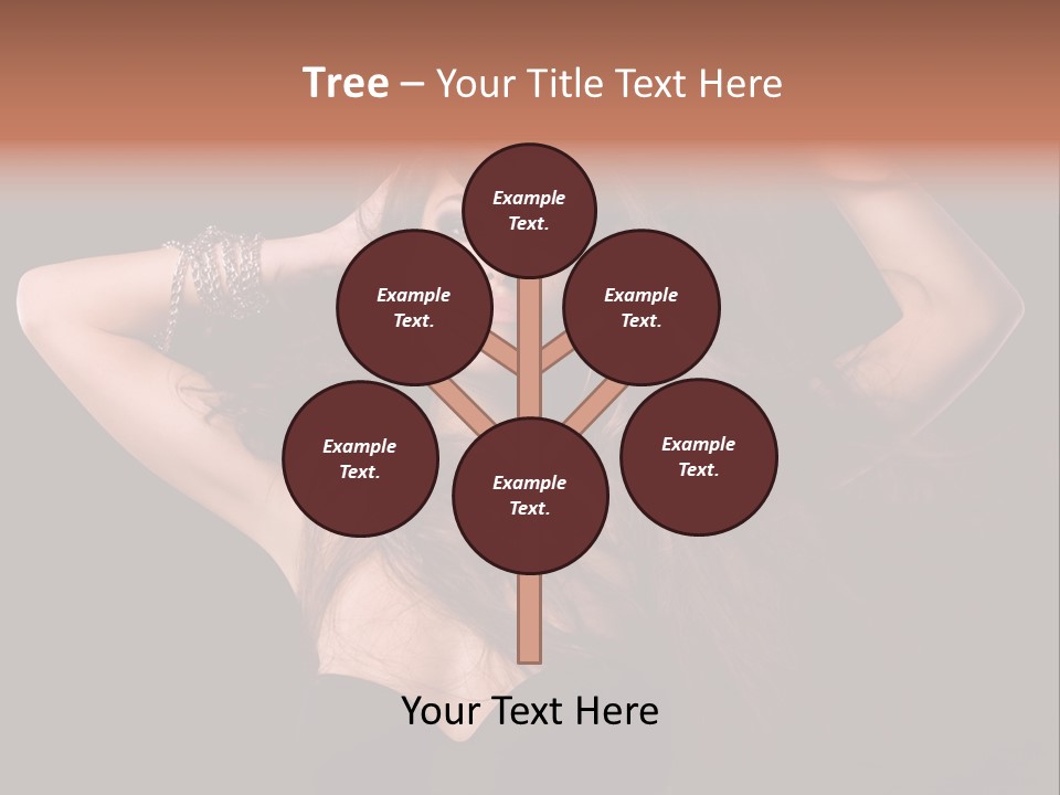 Sensual Attractive Model PowerPoint Template