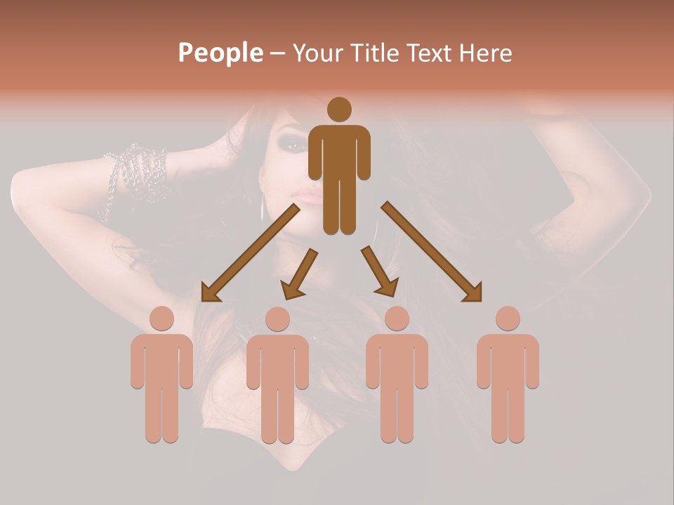 Sensual Attractive Model PowerPoint Template