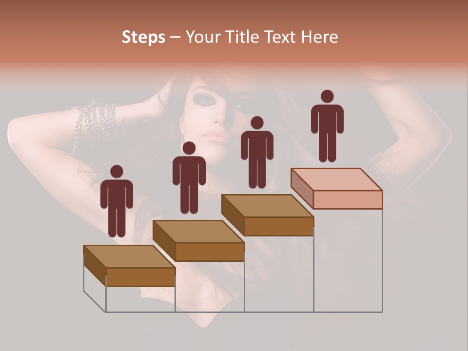 Sensual Attractive Model PowerPoint Template