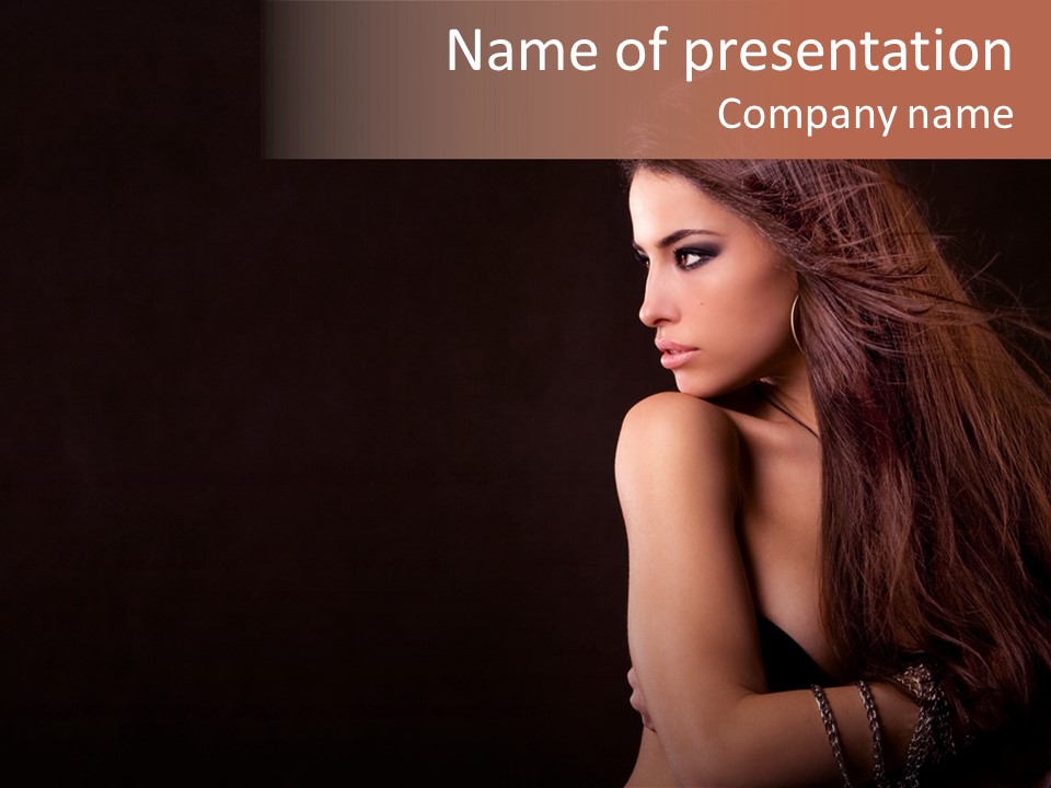 Profile Fashion Look PowerPoint Template
