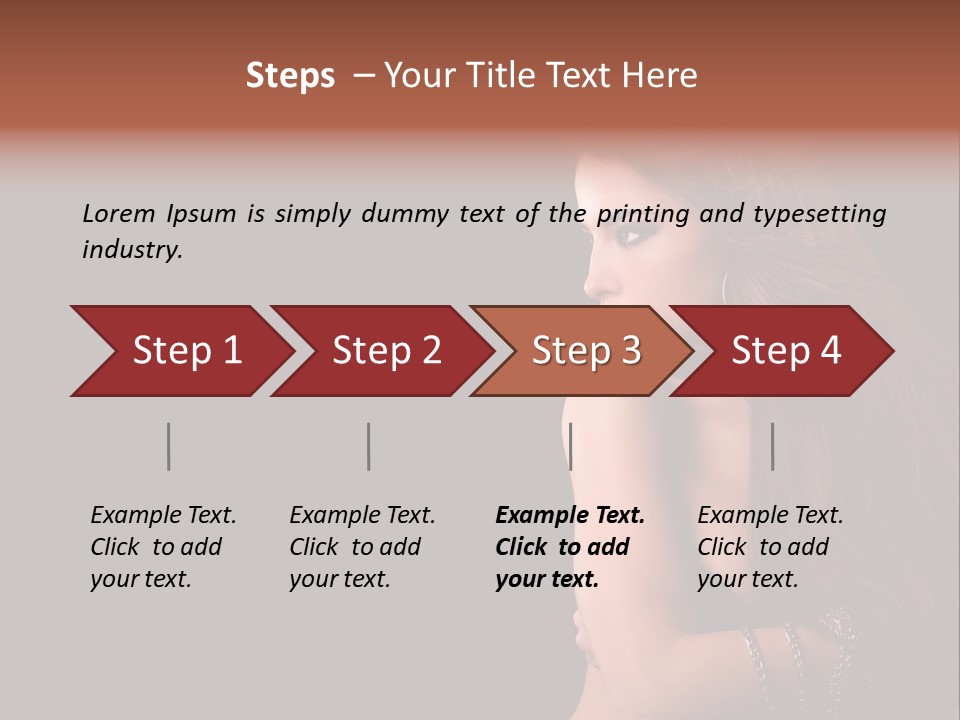 Profile Fashion Look PowerPoint Template
