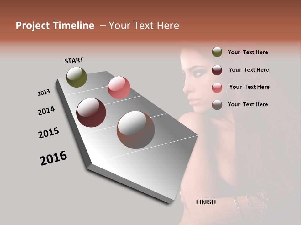 Profile Fashion Look PowerPoint Template