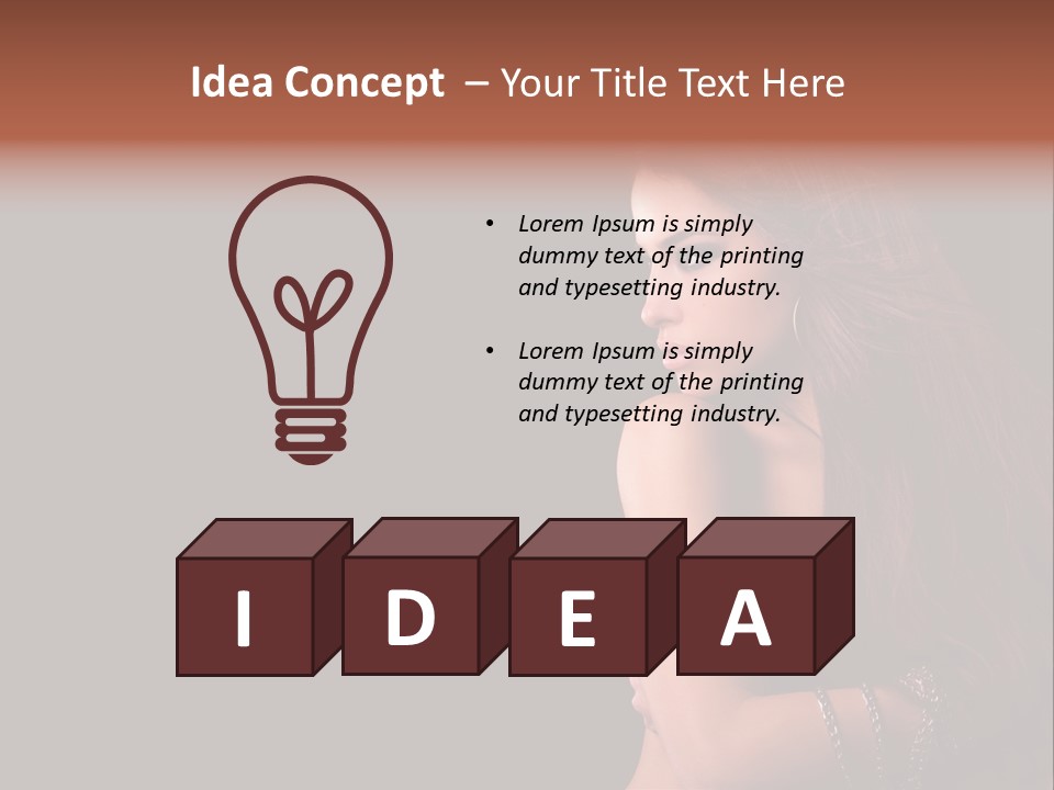 Profile Fashion Look PowerPoint Template
