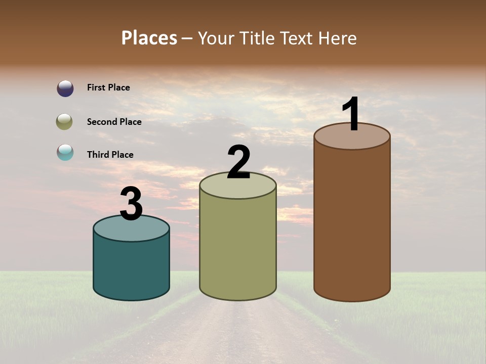 Path Field Forest PowerPoint Template