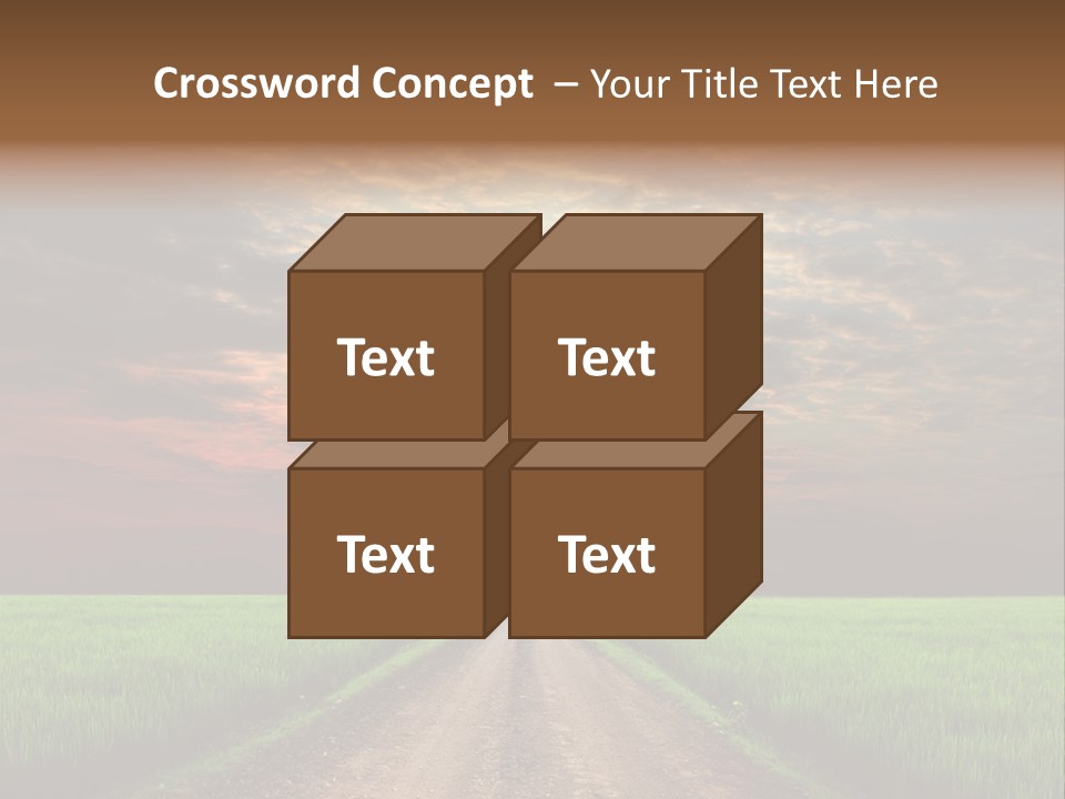 Path Field Forest PowerPoint Template