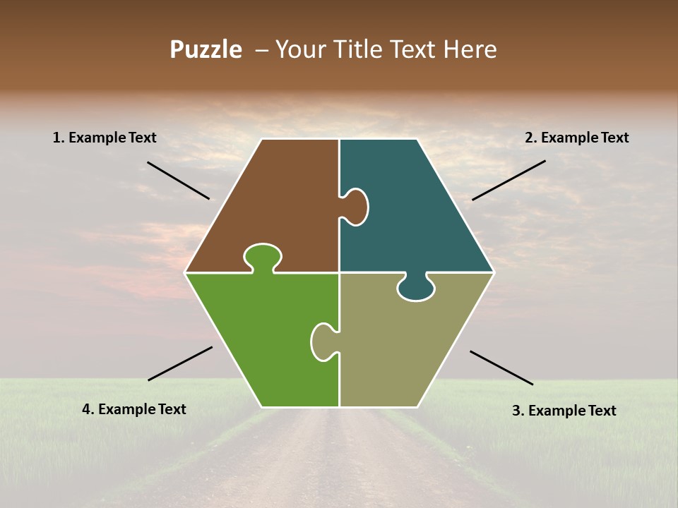 Path Field Forest PowerPoint Template