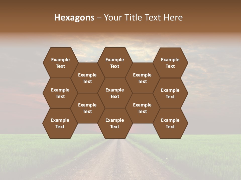 Path Field Forest PowerPoint Template